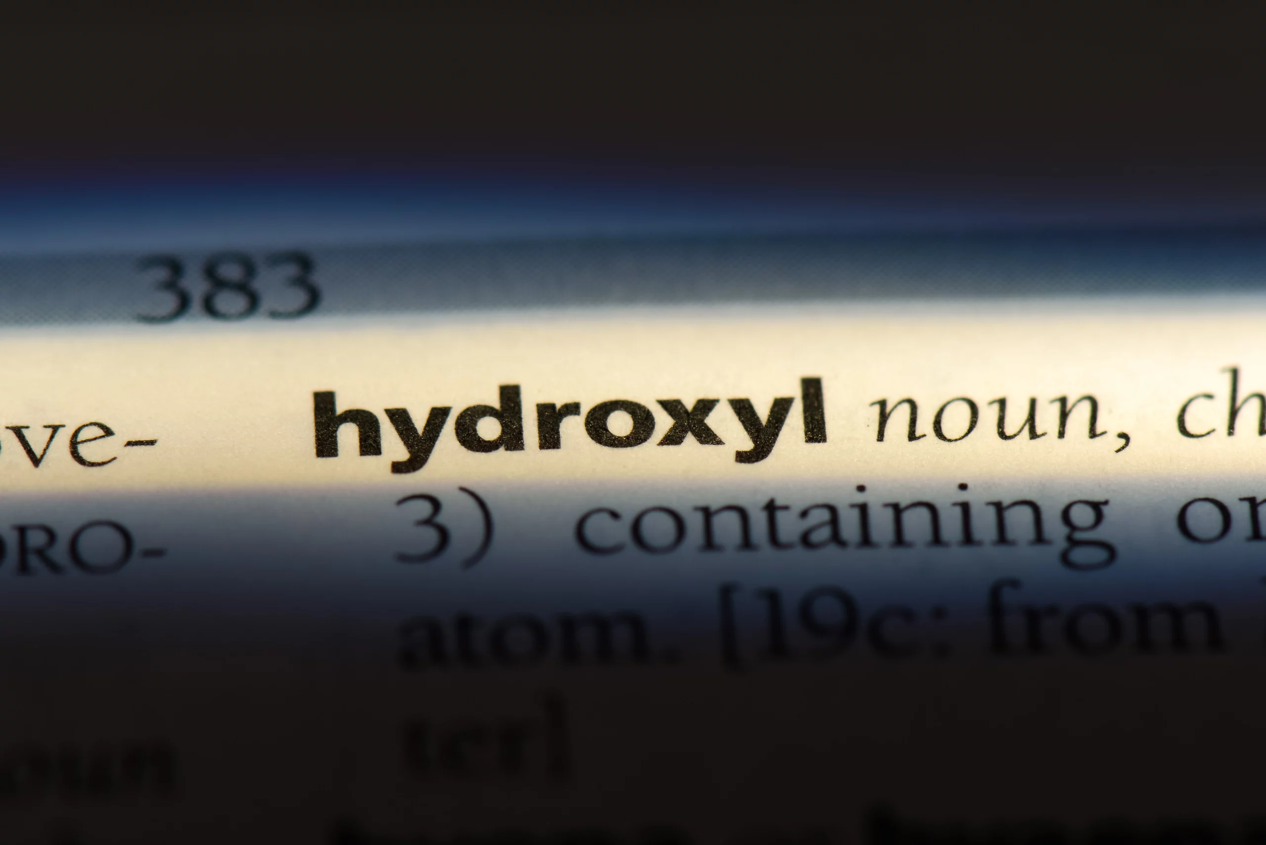 Illustration depicting the mechanisms and pathways involving hydroxyl radicals, vital agents in environmental chemistry and atmospheric cleansing processes.