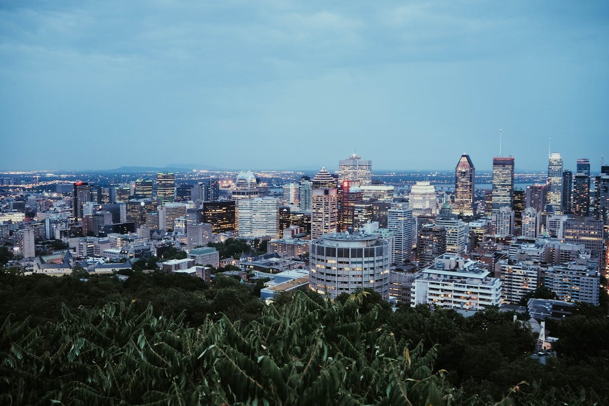 city view in quebec canada