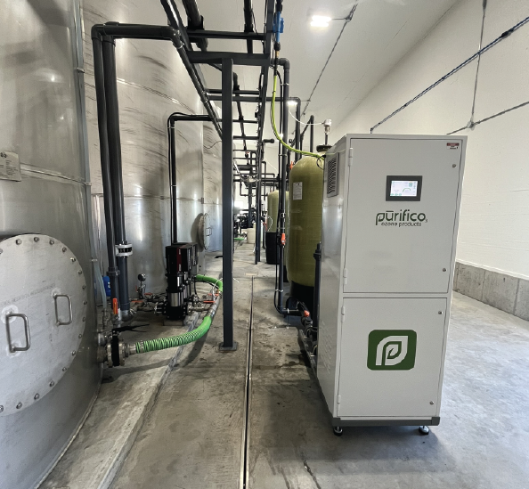 Purifico on-site ozone generation system