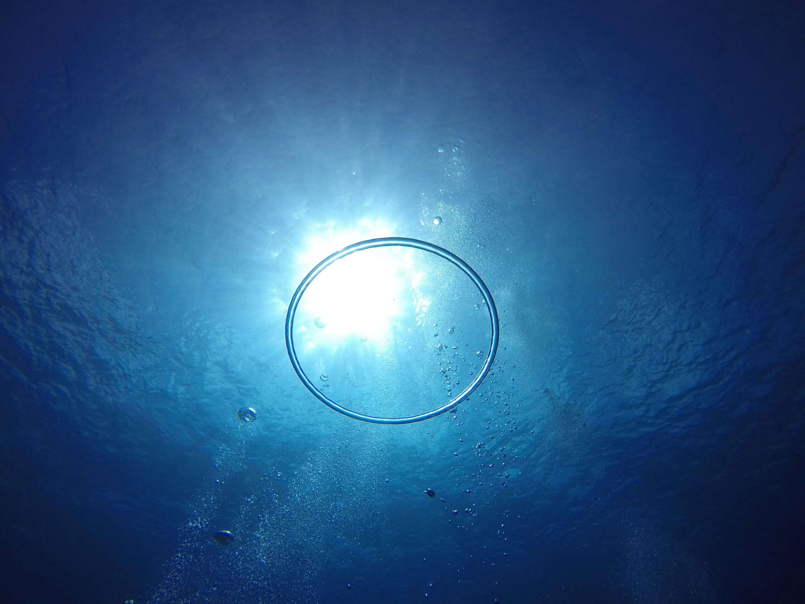 Underwater view of ocean